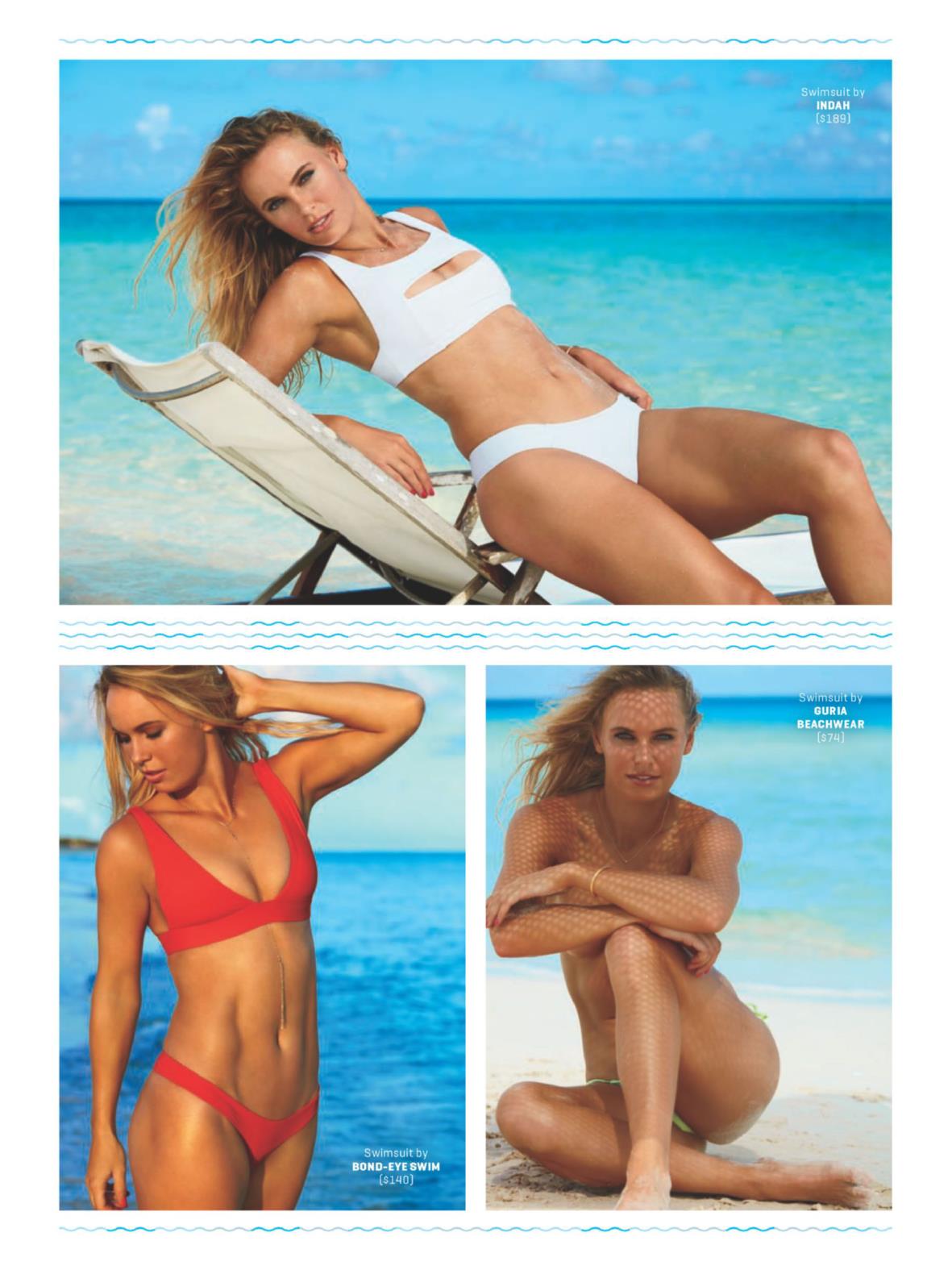 Caroline wozniacki swimsuit issue shoot