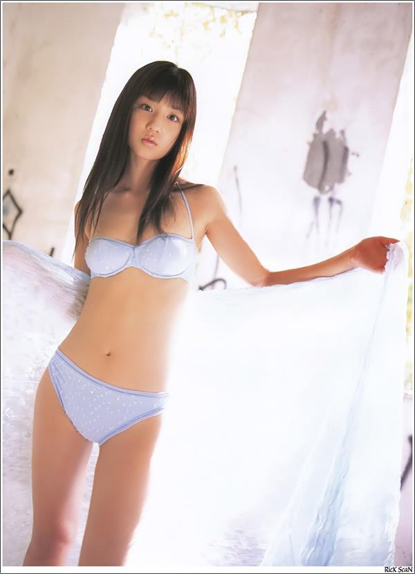 Yuko Ogura in a bikini in lingerie