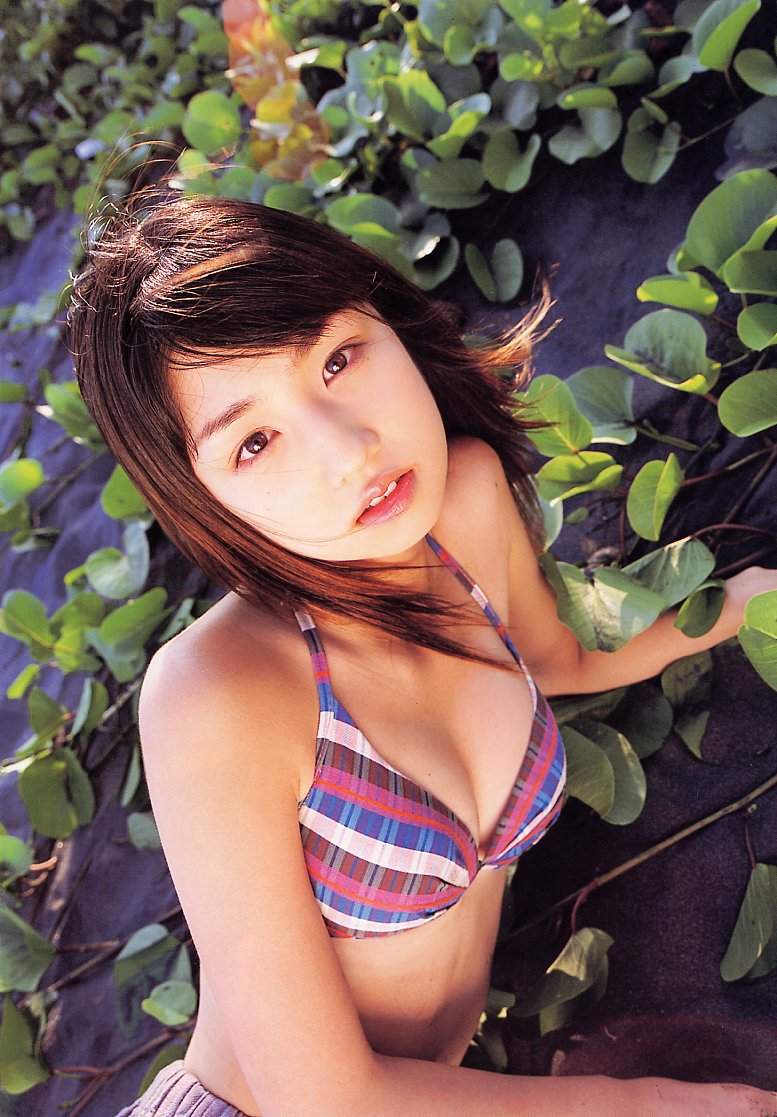 Yuko Ogura in a bikini