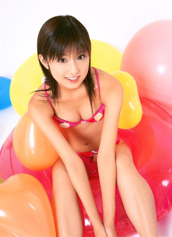 Yuko Ogura in a bikini