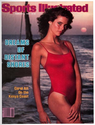 Carol Alt in a bikini