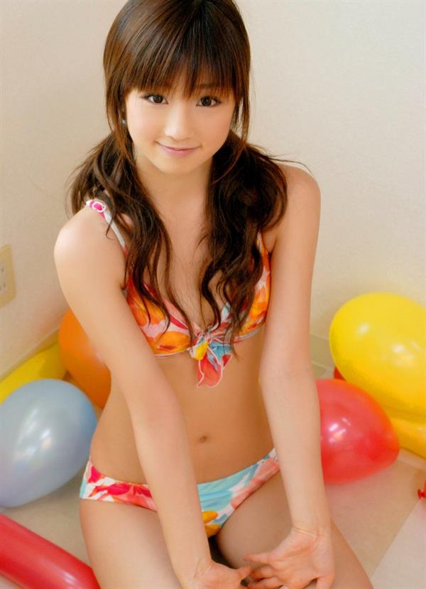 Yuko Ogura in a bikini