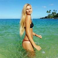 Isabell Klem in a bikini