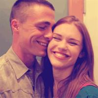 Holland Roden taking a selfie