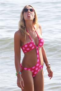 Ilary Blasi in a bikini