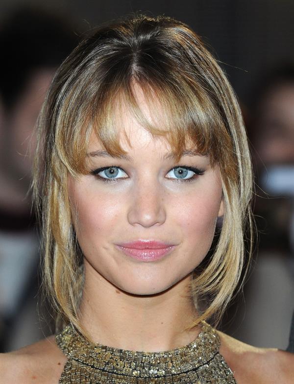 Jennifer Lawrence at the Hunger Games UK premiere on March 14, 2012 