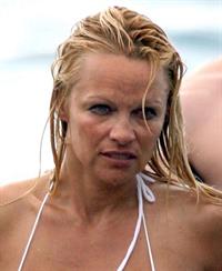 Pamela Anderson in a bikini