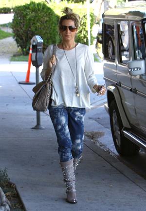 Ashley Tisdale Nine Zero One hair salon in West Hollywood 10/27/12