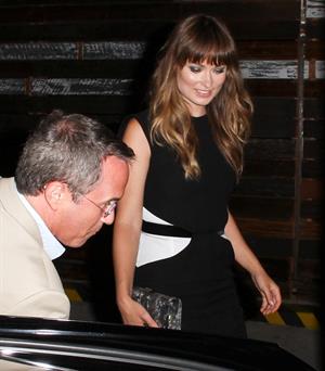 Olivia Wilde outside Dominik's Italian Restaurant in West Hollywood on June 6, 2011