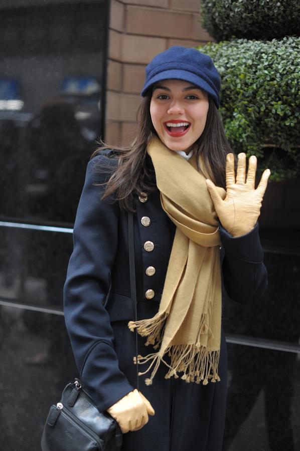 Victoria Justice out and about in NYC 2/7/13 