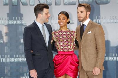 Zoe Saldana Star Trek Into Darkness' Premiere on April 29, 2013 
