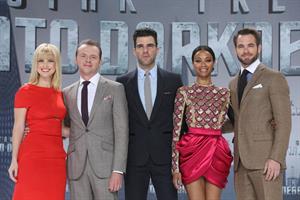 Zoe Saldana Star Trek Into Darkness' Premiere on April 29, 2013 