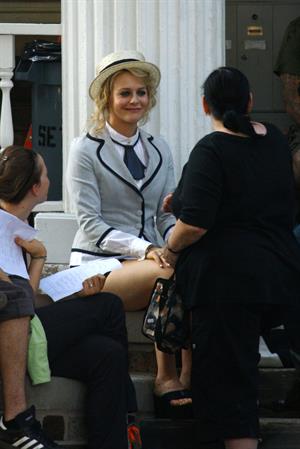 Alicia Silverstone on Vamps set in Detroit on August 13, 2010 