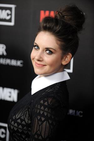 Alison Brie premiere of AMC's Mad Men Season 5 on March 14, 2012