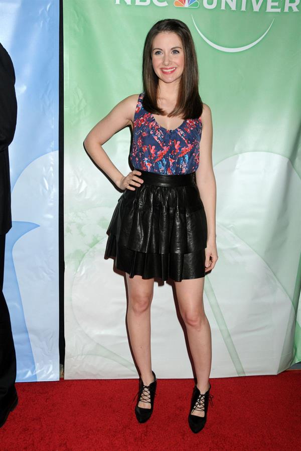 Alison Brie NBC Universal Press Tour All Star Party on January 13, 2011