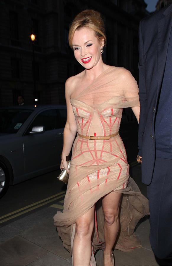 Amanda Holden attends Britain's Got Talent pre-final party on May 11, 2012