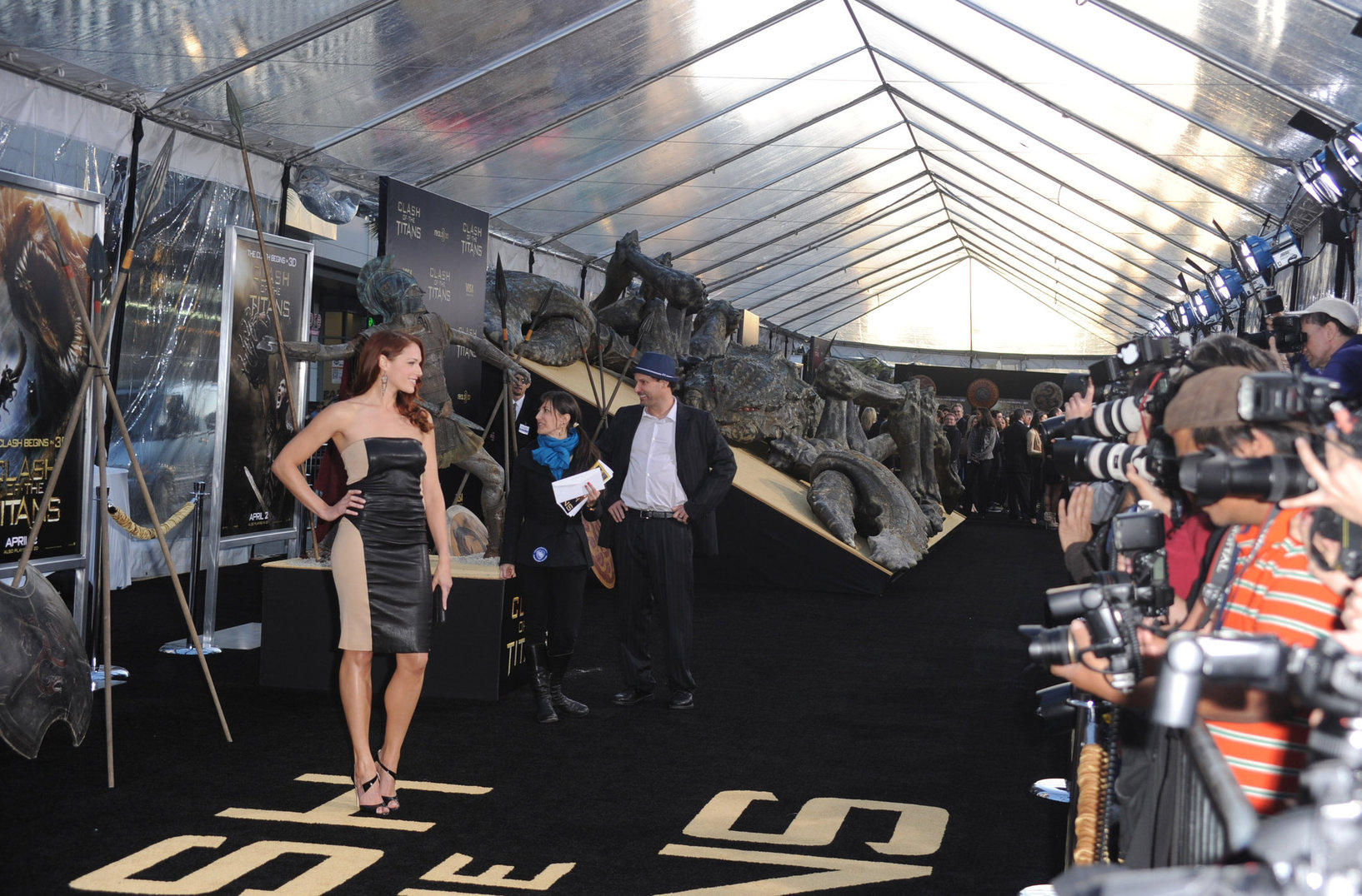 Amanda Righetti attends the LA premiere of Clash of the Titans at Graumans Chinese Theatre on March 31, 2010 