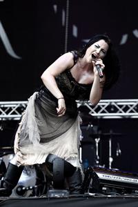 Amy Lee - Evanescence perform at the 2012 Heineken Jammin festival on July 6, 2012