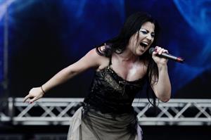 Amy Lee - Evanescence perform at the 2012 Heineken Jammin festival on July 6, 2012