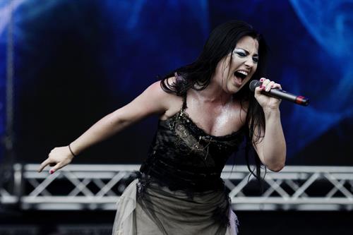 Amy Lee - Evanescence perform at the 2012 Heineken Jammin festival on July 6, 2012