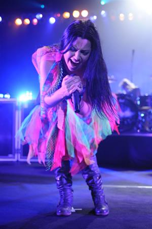 Amy Lee performing live at the Hard Rock Cafe in Hollywood Florida on January 17, 2012
