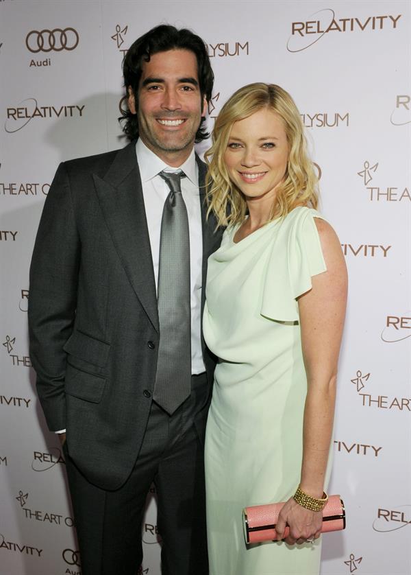 Amy Smart attends the Art of Elysium Heaven Gala at Union Station on January 14, 2012 