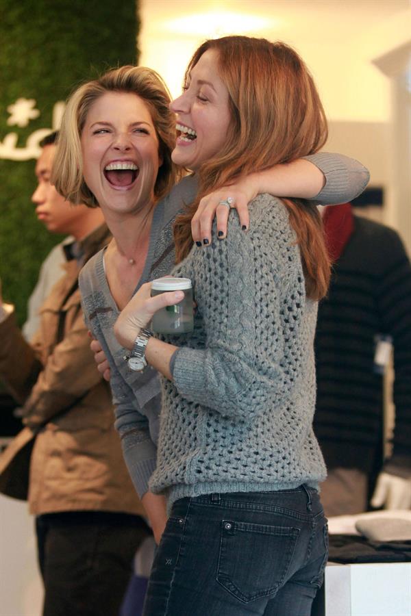 Amy Smart, Ali Larter and Jessica Alba at Splendid Store opening with Crafting Community and Baby2baby on December 4, 2011