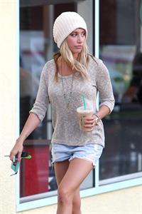 Ashley Tisdale leaving Barneys New York in Los Angeles 11/26/12 