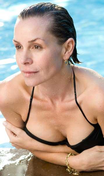 Embeth Davidtz in a bikini