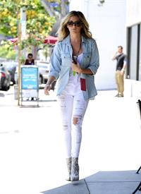 Ashley Tisdale shopping along Robertston Blvd in West Hollywood May 20, 2012 