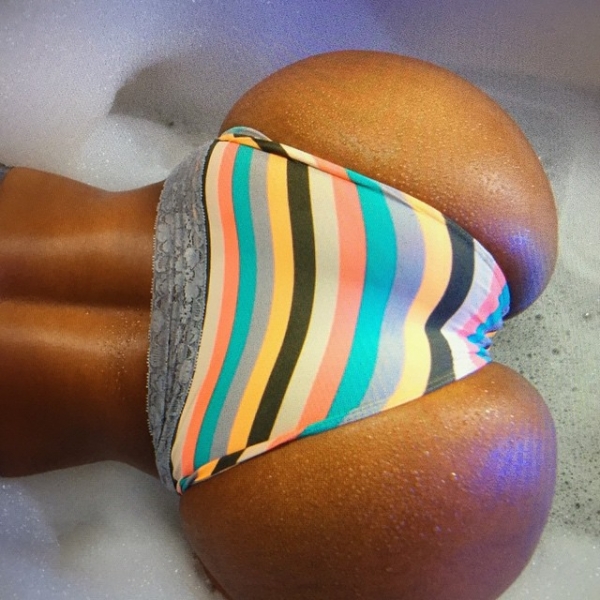 Ayisha Cottontail in a bikini - ass