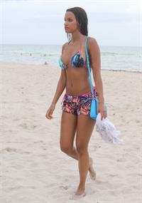 Fanny Neguesha in a bikini