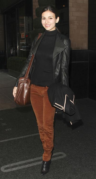 Victoria Justice out and about in New York 2/12/13 