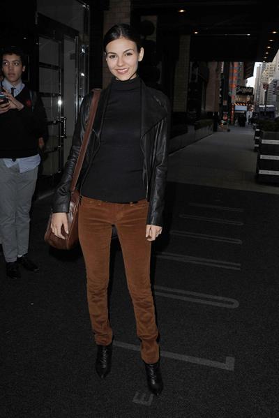 Victoria Justice out and about in New York 2/12/13 