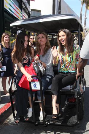Victoria Justice makes a visit to Extra at The Grove in Los Angeles on March 4, 2013