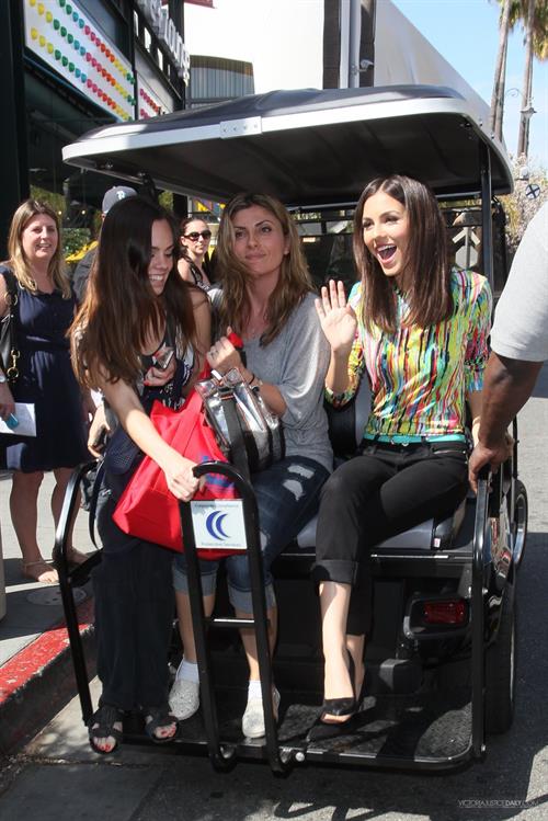 Victoria Justice makes a visit to Extra at The Grove in Los Angeles on March 4, 2013