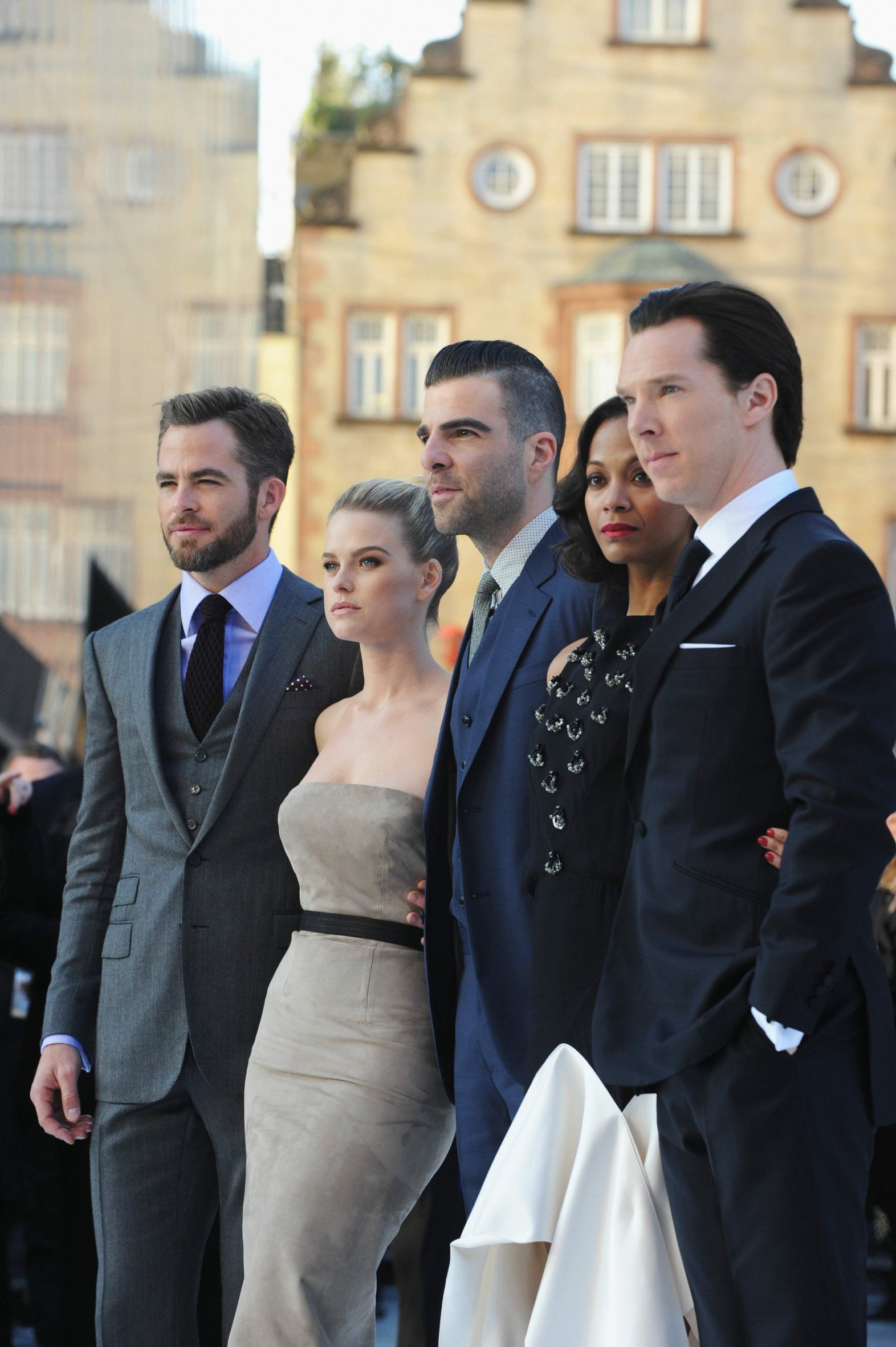 Zoe Saldana attends the 'Star Trek Into Darkness' UK Premiere at the Empire Leicester Square in London