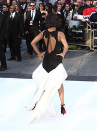 Zoe Saldana attends the 'Star Trek Into Darkness' UK Premiere at the Empire Leicester Square in London