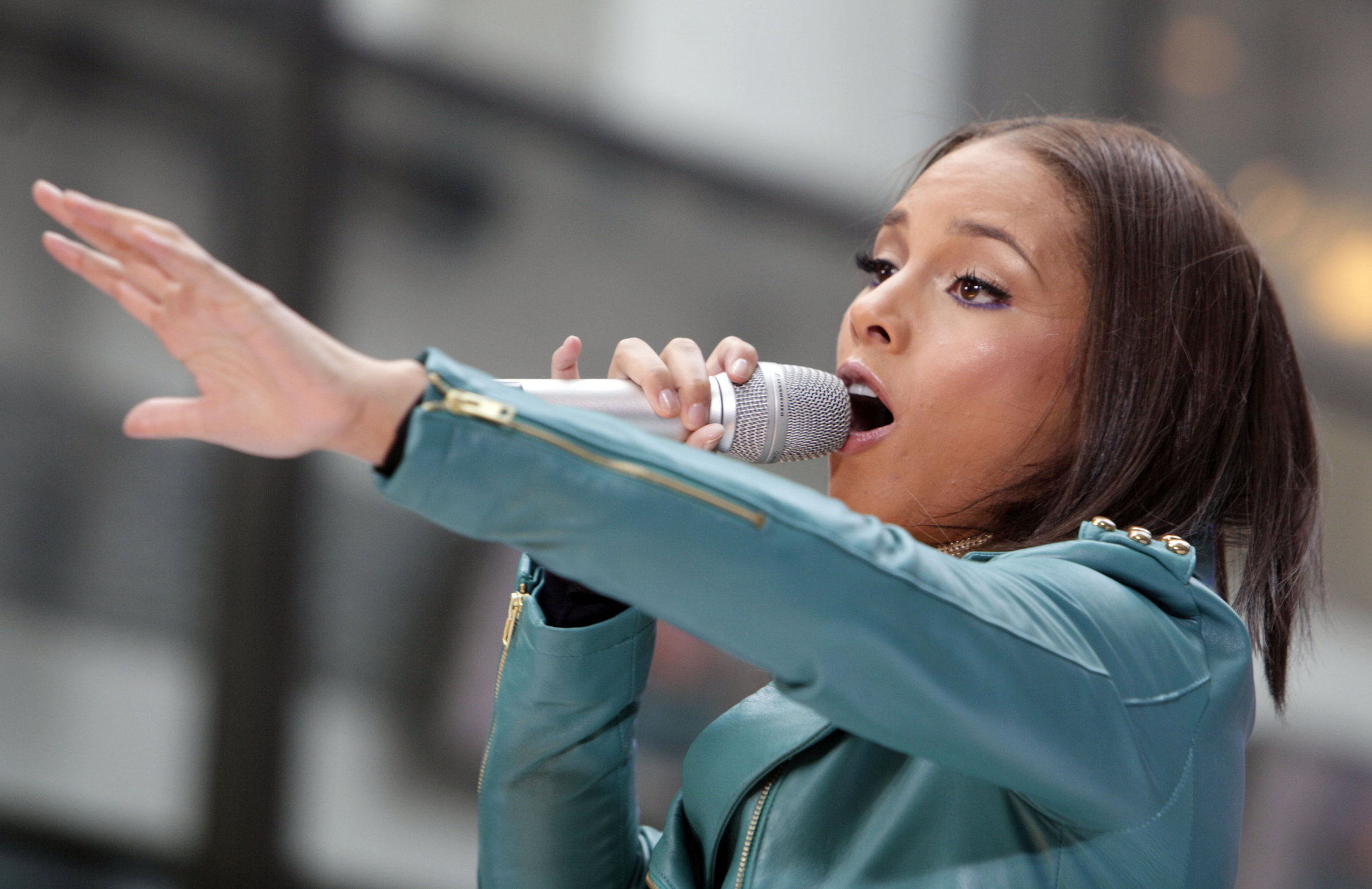 Alicia Keys performs on the NBC Today Show in New York 
