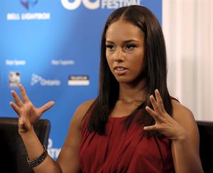 Alicia Keys Secret Life of Bees press conference during the 2008 Toronto International Film Festival in Toronto, Canada