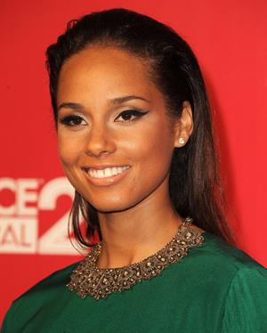Alicia Keys 2012 Musicares Person of the Year Gala in Los Angeles on February 10, 2012