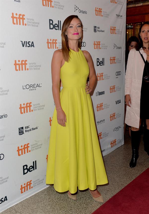 Olivia Wilde  Third Person  Premiere at the Toronto Film Festival - September 9, 2013 