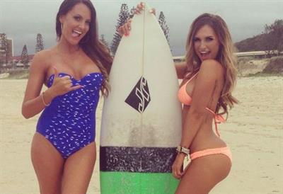 Rosanna Arkle in a bikini