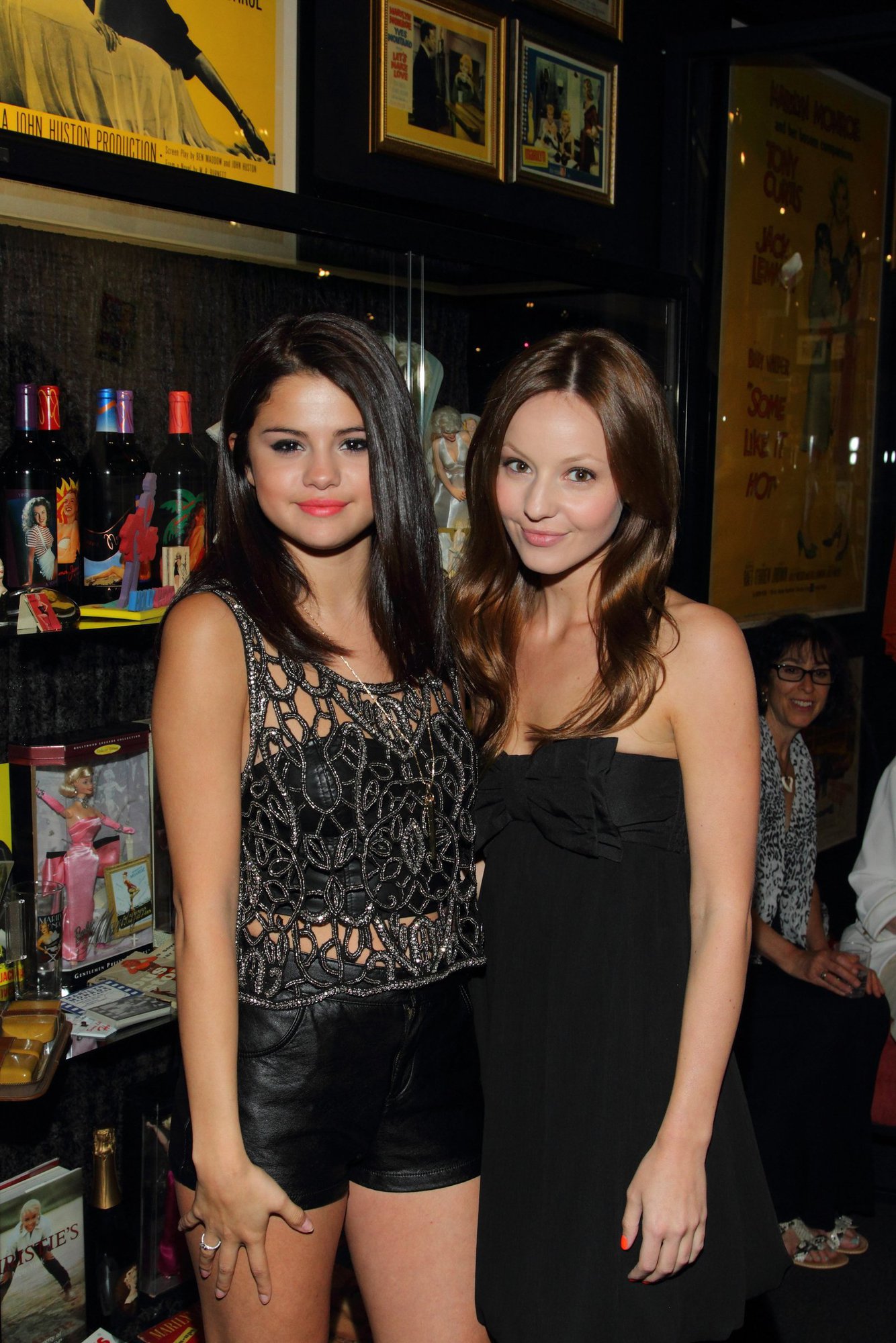 Selena Gomez at the Marilyn Monroe exhibit at the Hollywood Museum on May 30, 2012