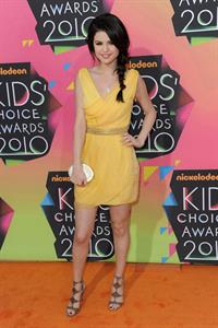 Selena Gomez Nickelodeons 23rd annual Kids Choice Awards on March 27, 2010 in Los Angeles California