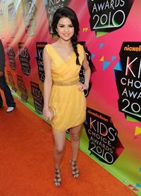 Selena Gomez Nickelodeons 23rd annual Kids Choice Awards on March 27, 2010 in Los Angeles California