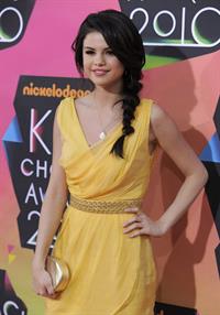 Selena Gomez Nickelodeons 23rd annual Kids Choice Awards on March 27, 2010 in Los Angeles California