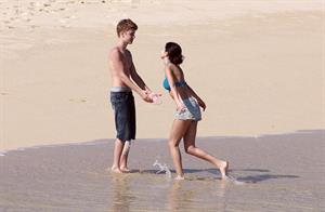 Selena Gomez on vacation in Mexico on December 7, 2011