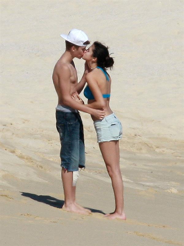 Selena Gomez on vacation in Mexico on December 7, 2011