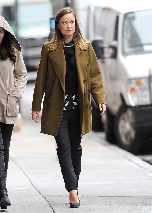 Olivia Wilde in New York 10/11/13  